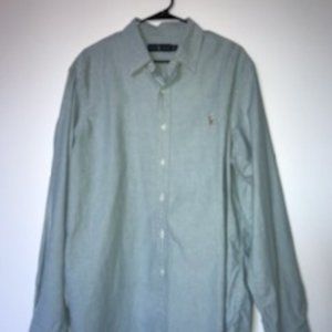 Ralph Lauren XL Green Button Down